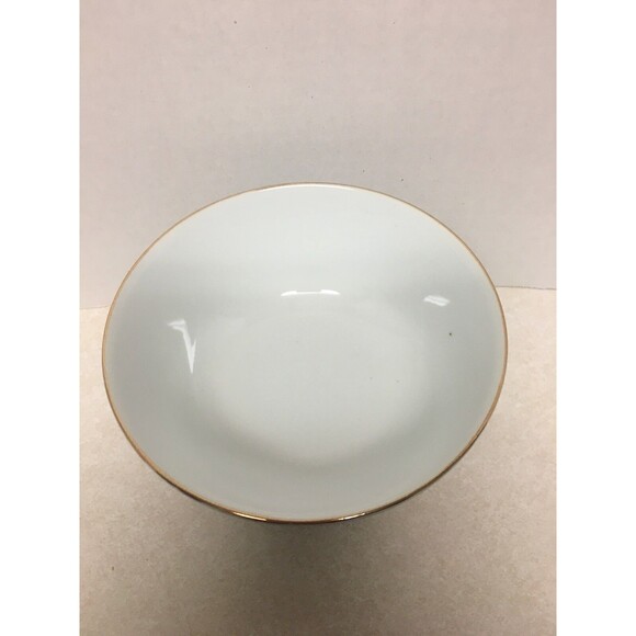 Hand Painted Decorative Oriental Porcelain Bowl Floral Design - Picture 3 of 7